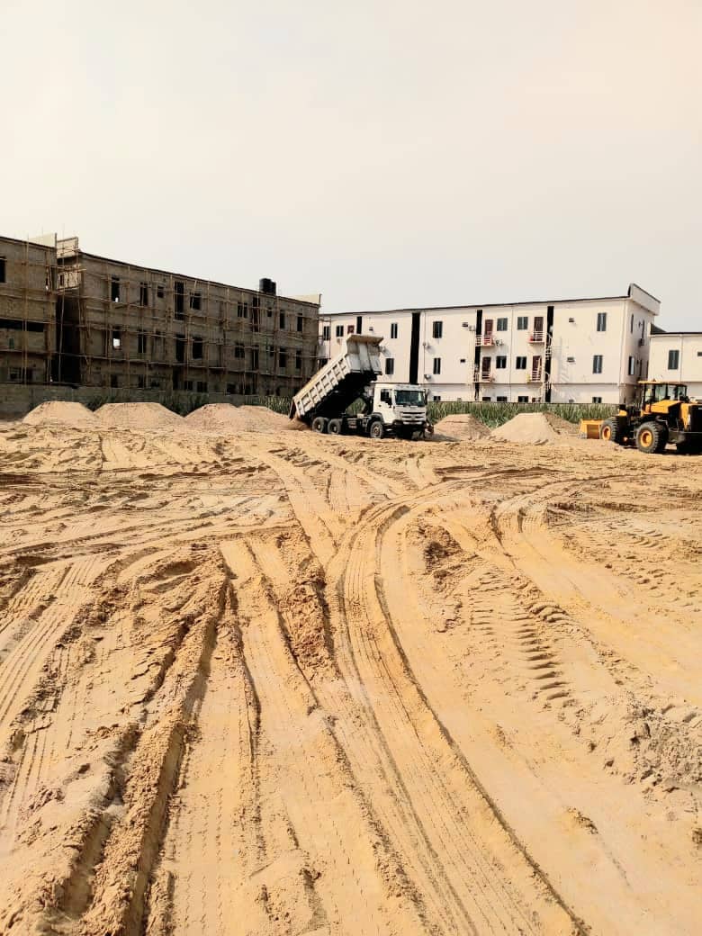 Recently completed  sand- filled 36 plot land at Bera Estate Lekki Phase 1.