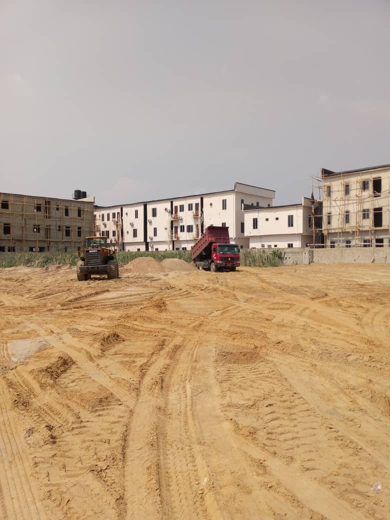 Recently completed  sand- filled 36 plot land at Bera Estate Lekki Phase 1.